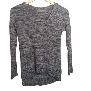 GUESS Marled‎ Knit Angora Scoop Pullover hi low hemline Sweater Women's S Y2K